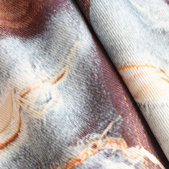 Micas Color Block Button Wide Leg Trousers - Picture 5 of 7